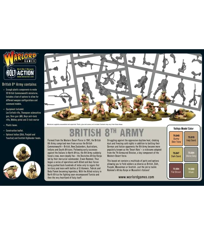 Bolt Action 8th Army Infantry