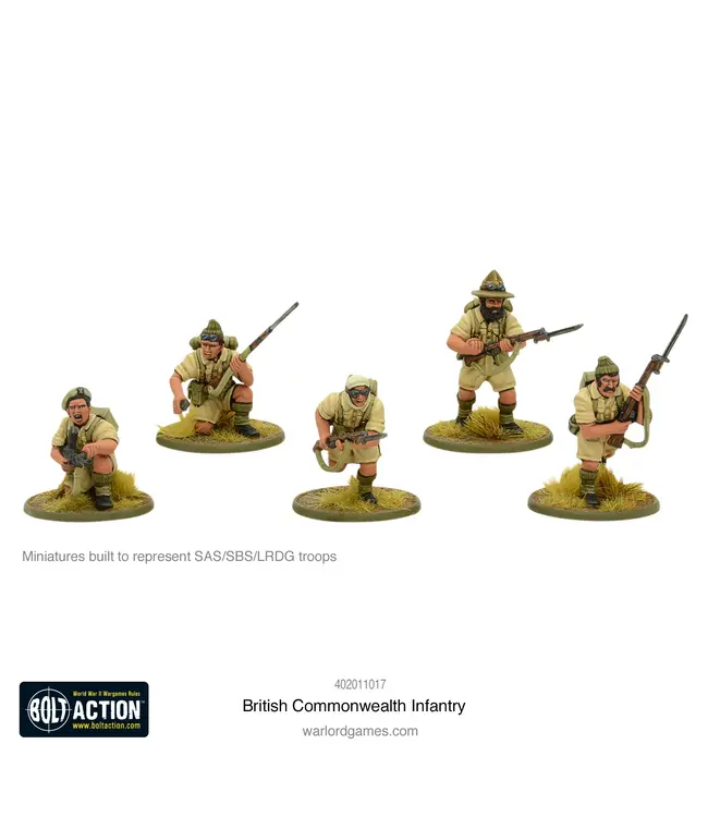 Bolt Action British Commonwealth Infantry