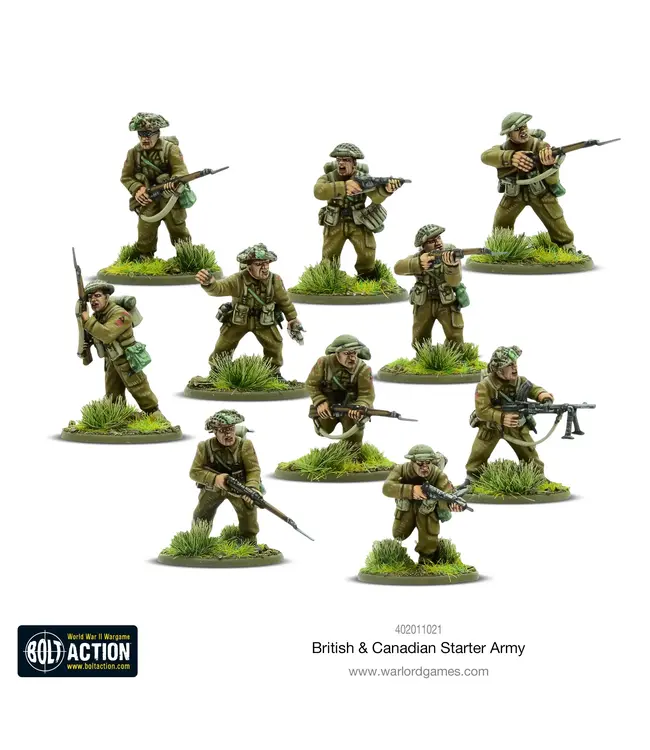 Bolt Action British & Canadian Army (1943-45) Starter Army