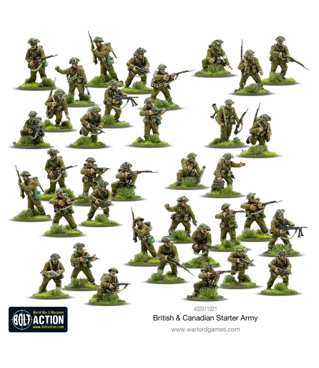 Bolt Action British & Canadian Army (1943-45) Starter Army