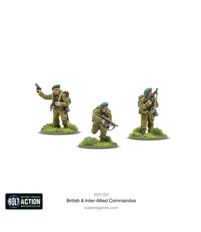 Bolt Action British & Inter-Allied Commandos (2021 Version)
