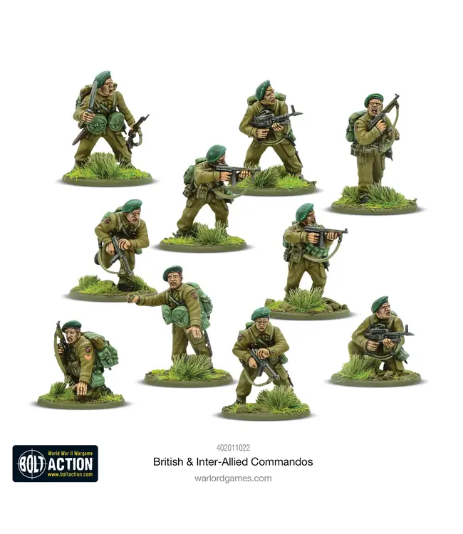 Bolt Action British & Inter-Allied Commandos (2021 Version)