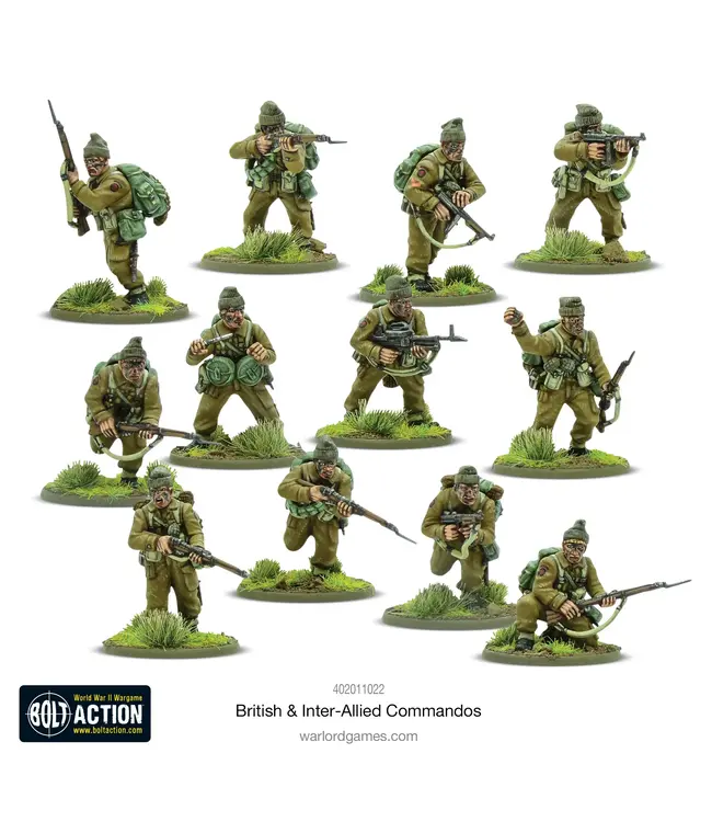 Bolt Action British & Inter-Allied Commandos (2021 Version)