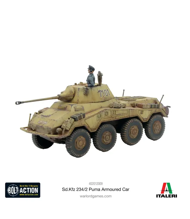 Bolt Action Puma Sd.Kfz 234/2 Armoured Car