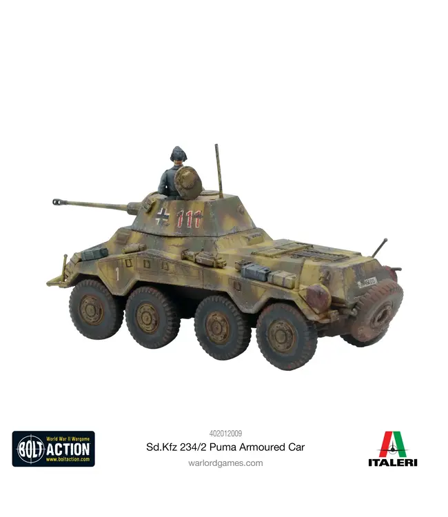 Bolt Action Puma Sd.Kfz 234/2 Armoured Car