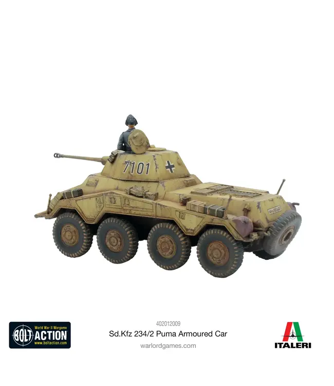 Bolt Action Puma Sd.Kfz 234/2 Armoured Car