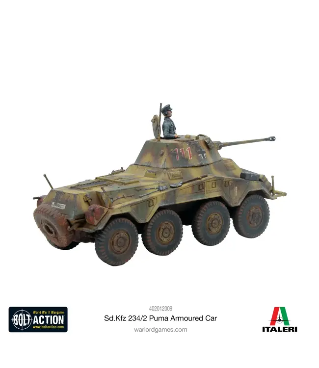 Bolt Action Puma Sd.Kfz 234/2 Armoured Car