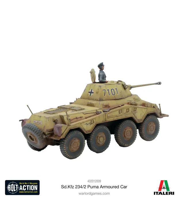 Bolt Action Puma Sd.Kfz 234/2 Armoured Car