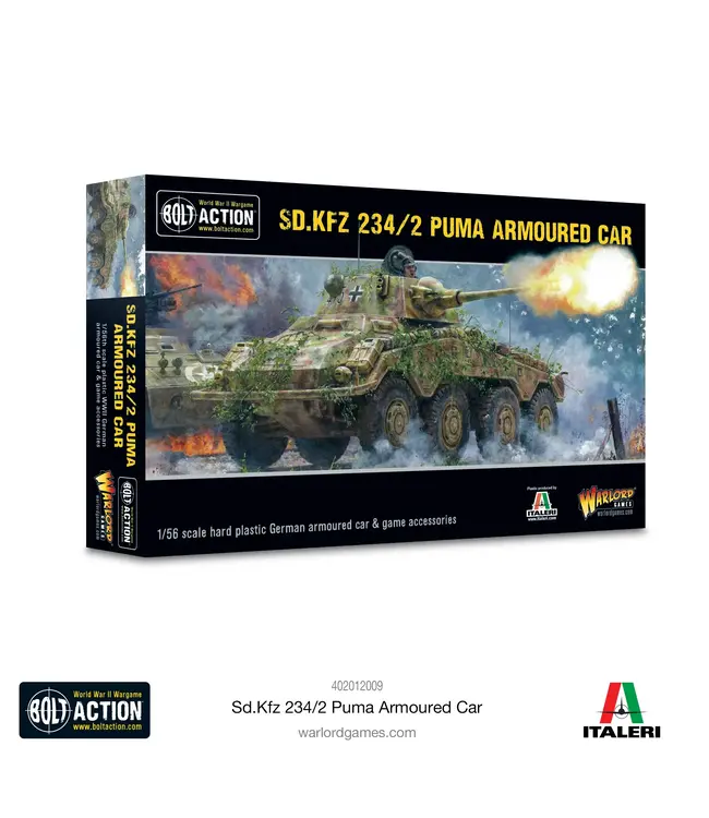 Bolt Action Puma Sd.Kfz 234/2 Armoured Car