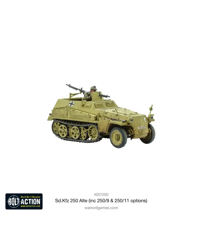 Bolt Action Sd.Kfz 250 (Alte) half-track (250/1, 250/9 & 250/11 variants)