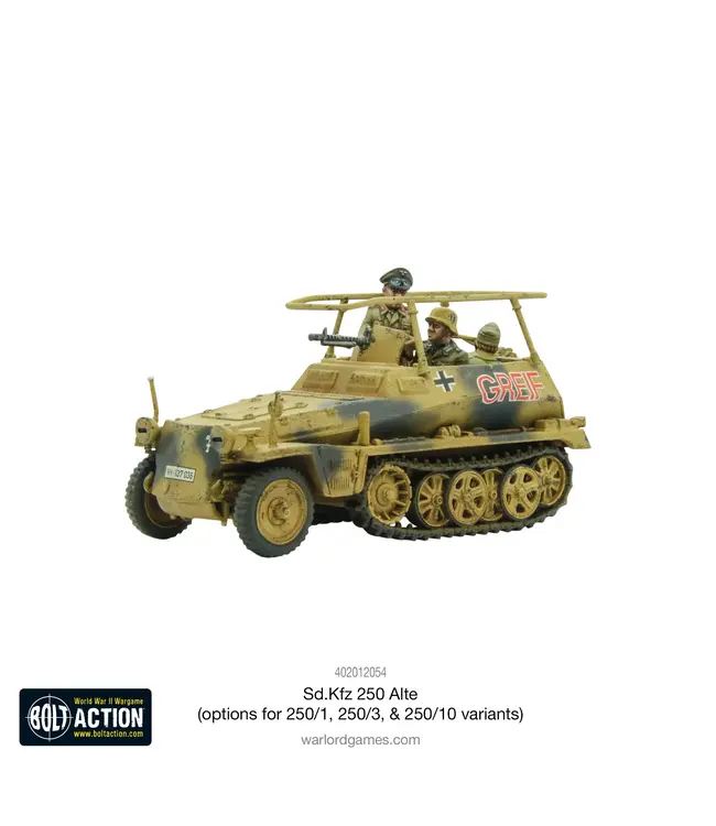 Bolt Action Sd.Kfz 250 (Alte) half-track (250/1, 250/3 or 250/10 variants)