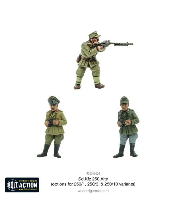 Bolt Action Sd.Kfz 250 (Alte) half-track (250/1, 250/3 or 250/10 variants)