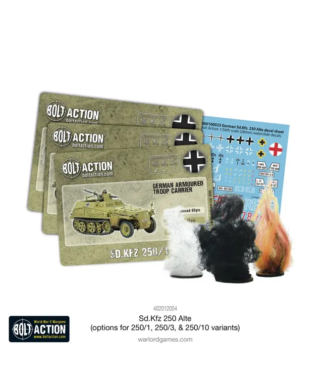 Bolt Action Sd.Kfz 250 (Alte) half-track (250/1, 250/3 or 250/10 variants)