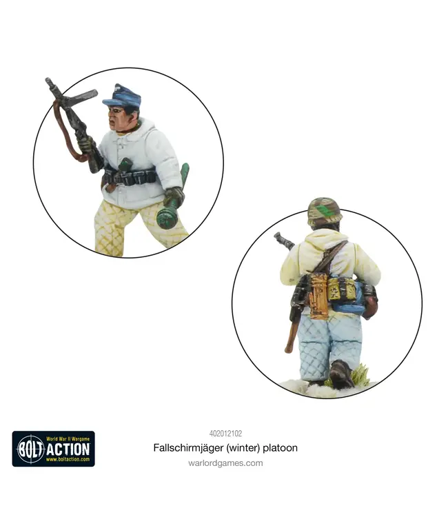 Bolt Action German Winter Fallschirmjäger Platoon