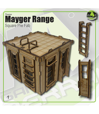 MAD Gaming Terrain Square Pre Fab Building