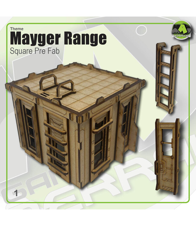 MAD Gaming Terrain Square Pre Fab Building