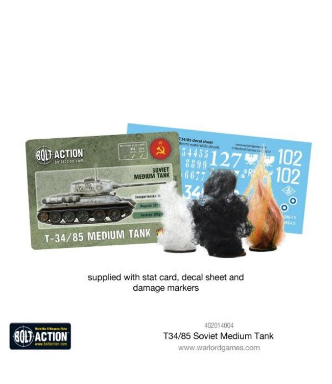 Bolt Action T34/85 Medium Tank