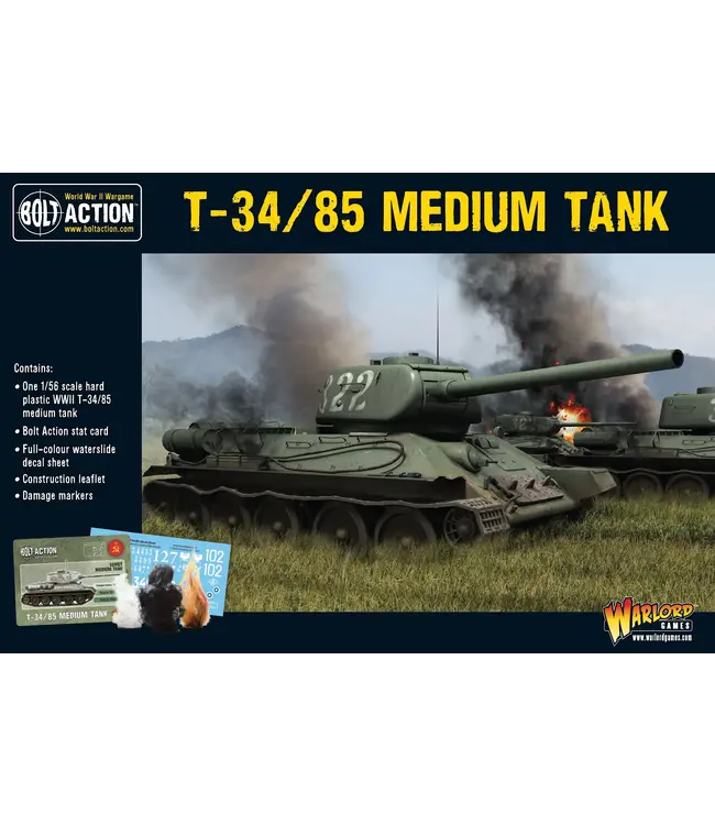 Bolt Action T34/85 Medium Tank
