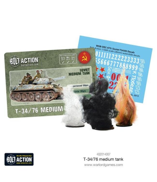 Bolt Action T34/76 Medium Tank