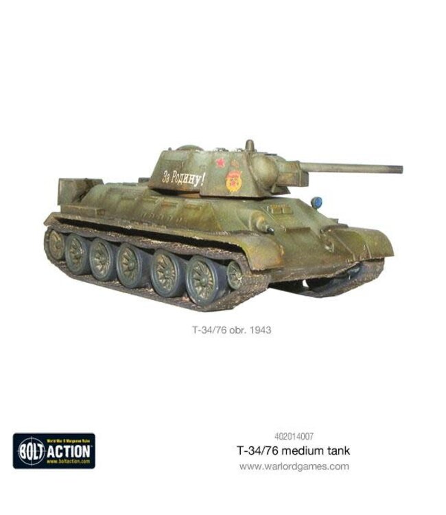 Bolt Action T34/76 Medium Tank