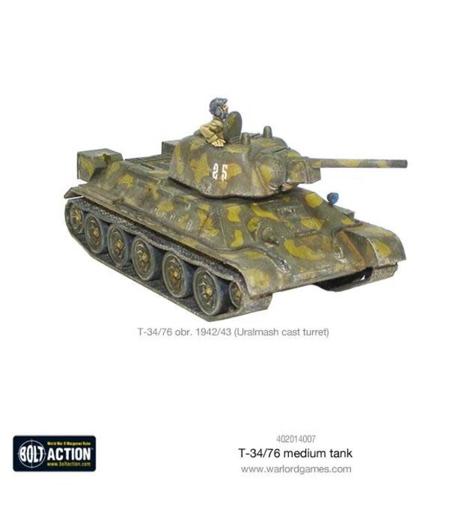 Bolt Action T34/76 Medium Tank