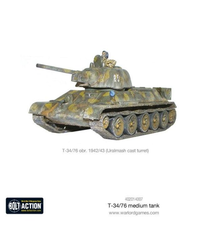 Bolt Action T34/76 Medium Tank