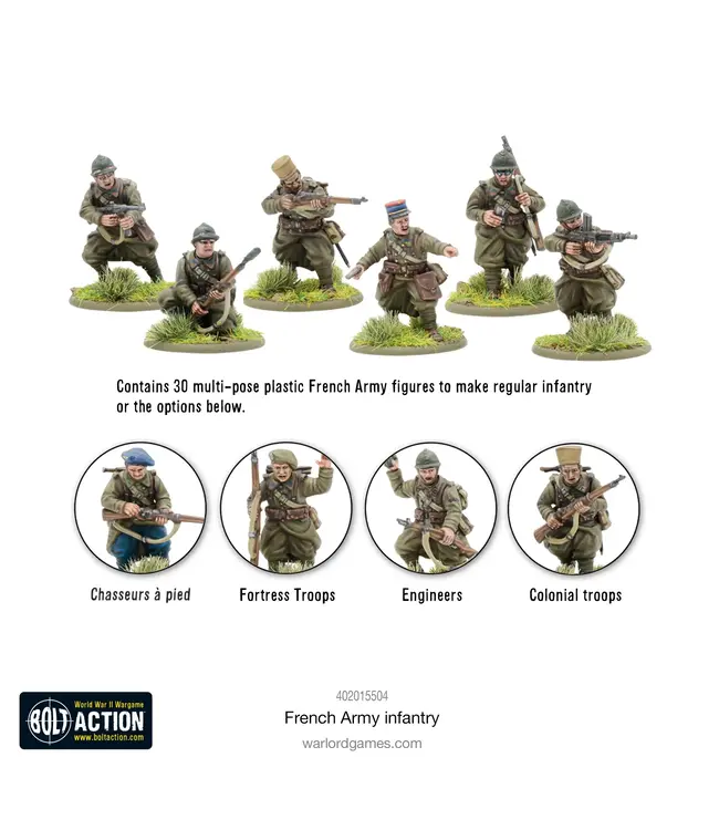 Bolt Action French Army Infantry