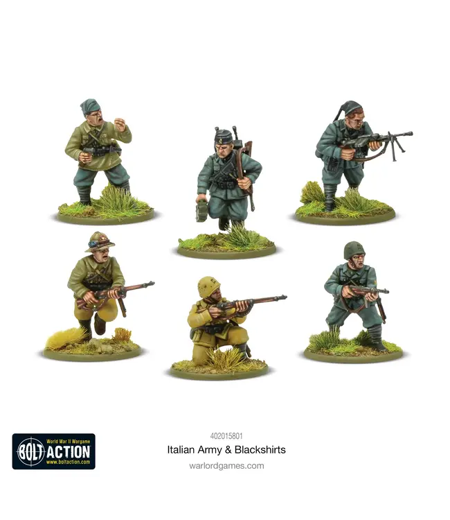 Bolt Action Italian Army & Blackshirts