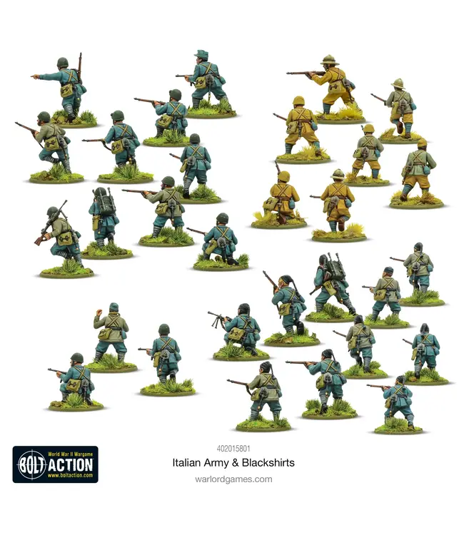 Bolt Action Italian Army & Blackshirts