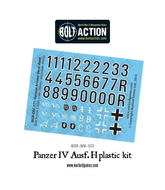 Bolt Action Panzer IV Ausf. F1/G/H Medium Tank