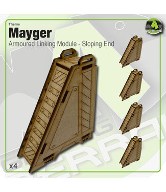 MAD Gaming Terrain MR Insert Module - Sloping Bulkhead