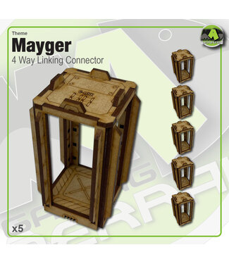 MAD Gaming Terrain MR - 4 Way Connector