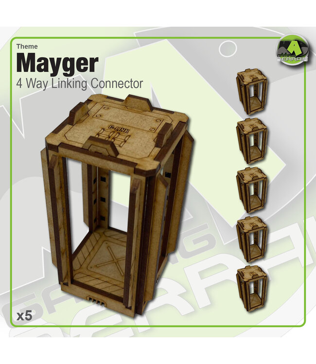 MAD Gaming Terrain MR - 4 Way Connector