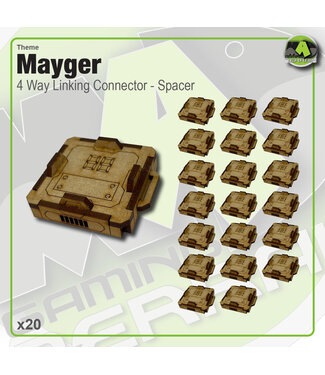 MAD Gaming Terrain MR - 4 Way Connector Spacer