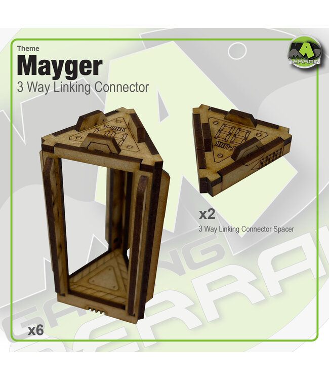 MAD Gaming Terrain MR - 3 Way Connector