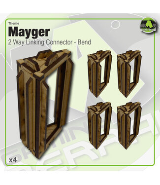 MAD Gaming Terrain MR - 2 Way Bend Connector