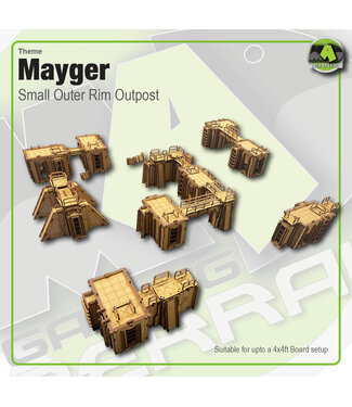 MAD Gaming Terrain Mayger - Small Outer Rim Outpost