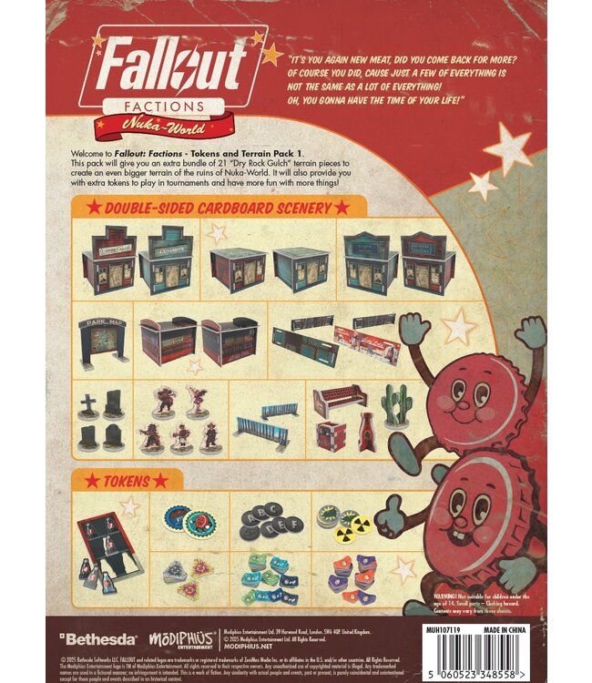 Fallout Fallout Factions: Tokens and Terrain Pack 1