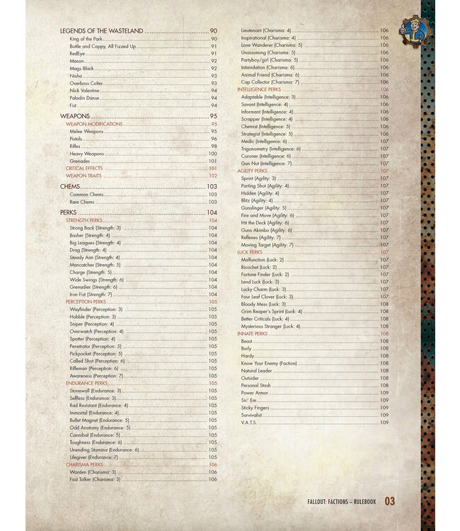 Fallout Fallout Factions: Core Rulebook