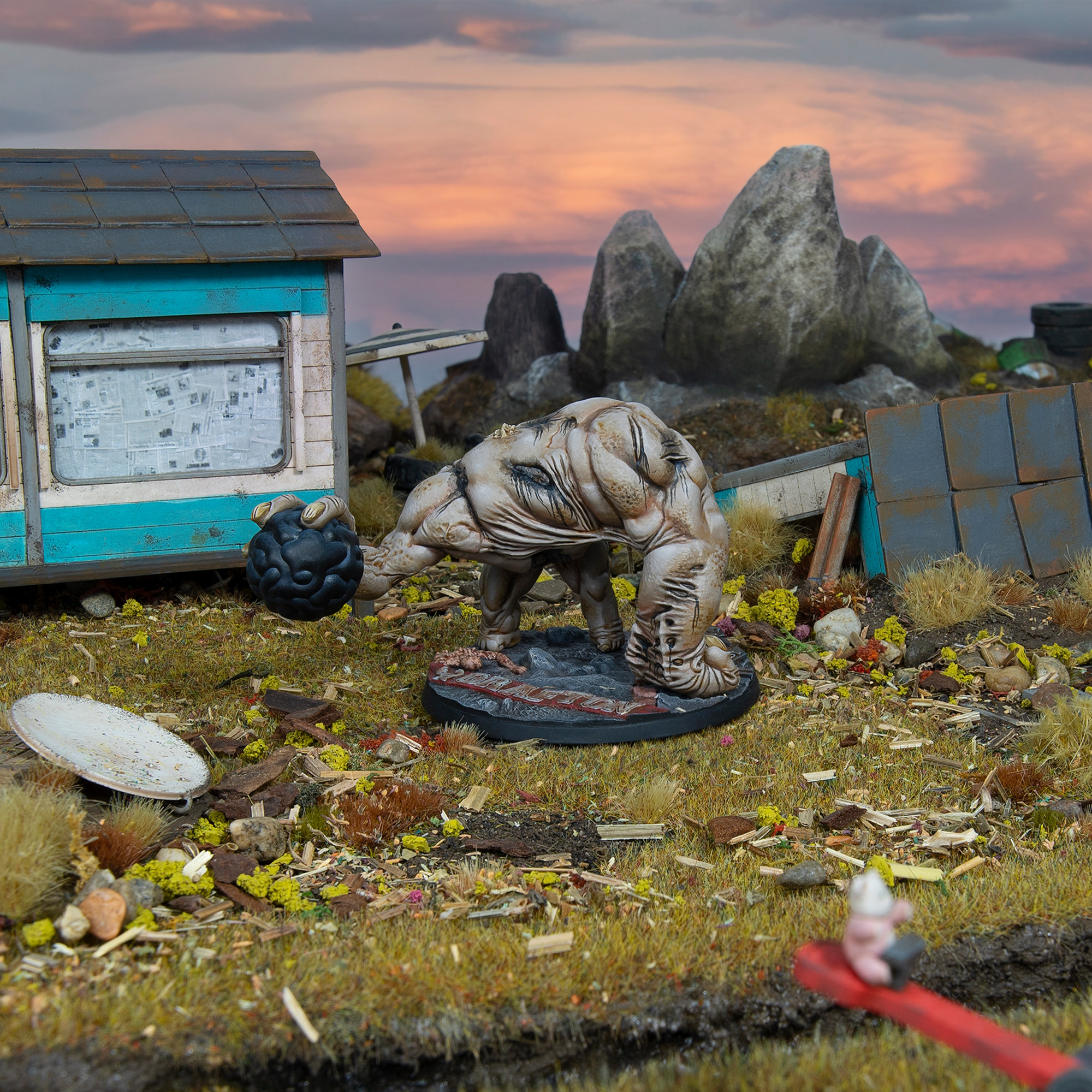 Fallout: Miniatures - Cryptids - Grafton Monster - 4Tk Gaming