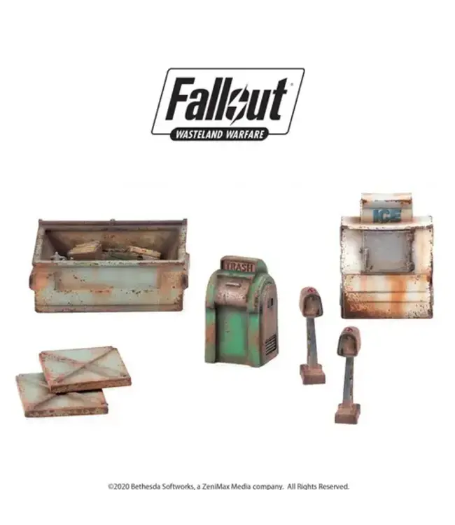 Fallout Wasteland Warfare - Boston Street Scatter