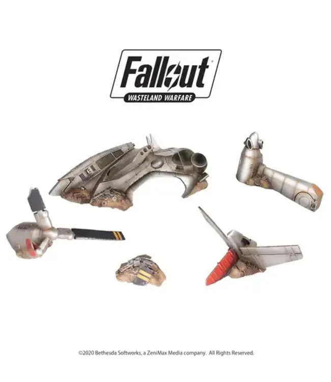 Fallout Fallout: Wasteland Warfare - Crashed Vertibird