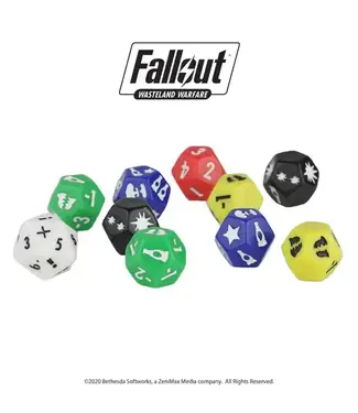 Fallout Fallout: Wasteland Warfare - Extra Tabletop Dice Set