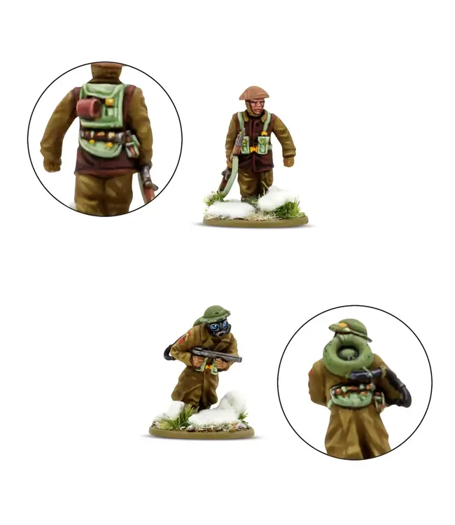 Bolt Action British & Canadian infantry (Winter) Platoon