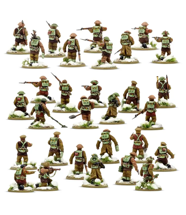 Bolt Action British & Canadian infantry (Winter) Platoon