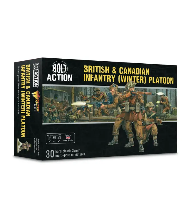 Bolt Action British & Canadian infantry (Winter) Platoon