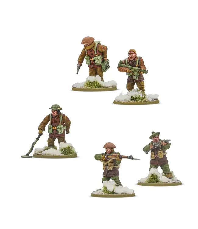 Bolt Action British & Canadian Infantry (Winter) Starter Army "Crossing The Rhine"