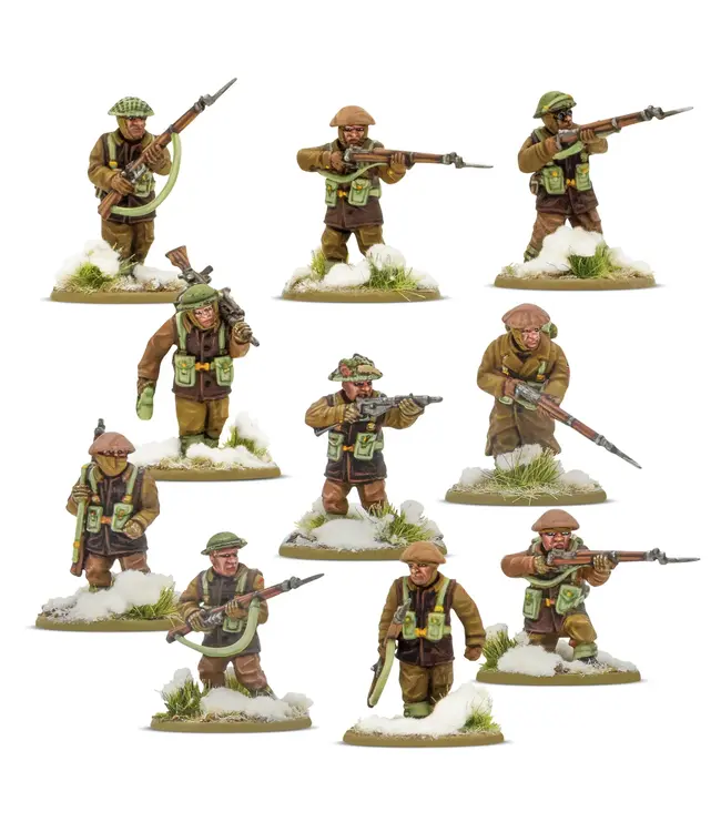 Bolt Action British & Canadian Infantry (Winter) Starter Army "Crossing The Rhine"