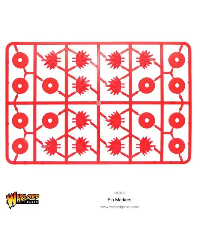 Bolt Action Warlord Pin Markers