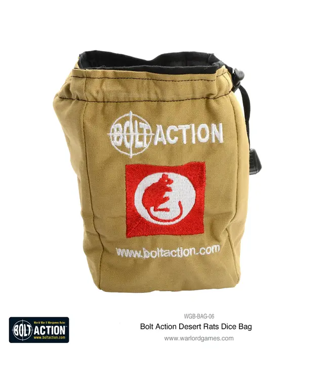 Bolt Action Desert Rat Dice bag